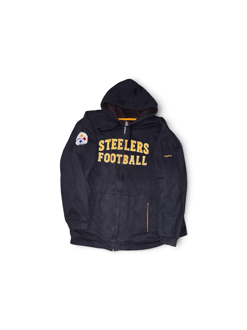 Reebok NFL Steelers Zip Up Sweater